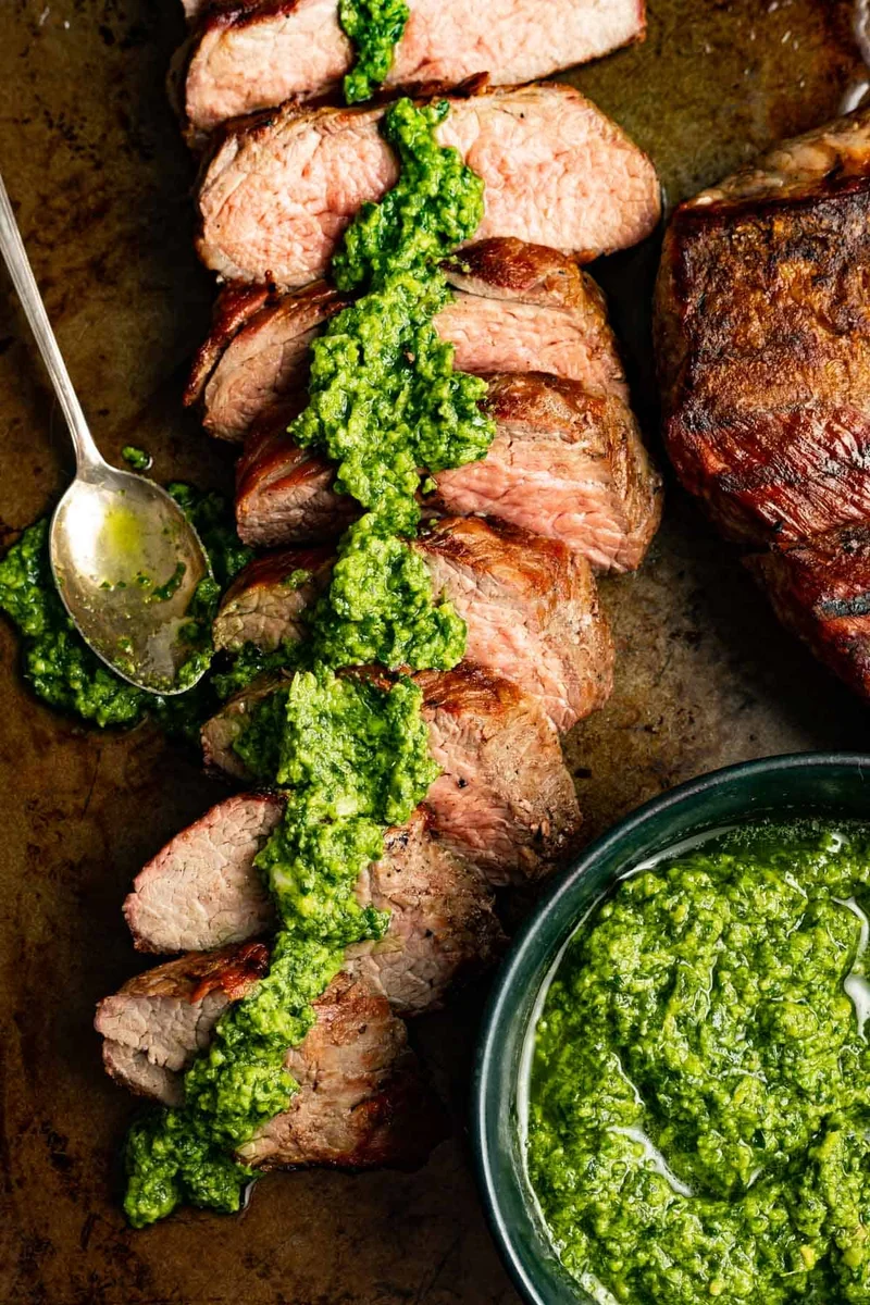 Keto Tri-Tip with Creamy Avocado Chimichurri