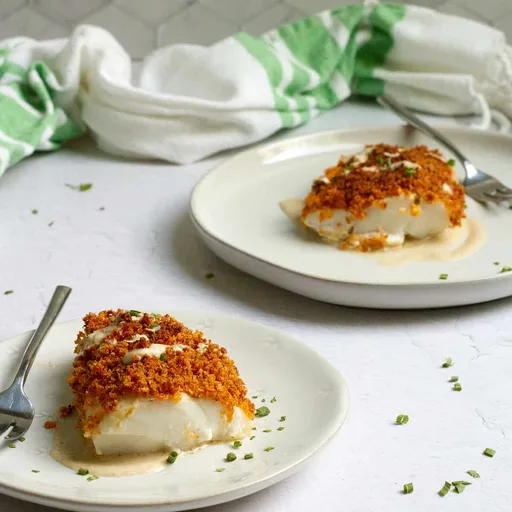 Bacalao al horno con Panko