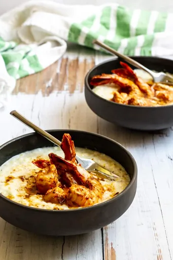 Blackened Shrimp and Grits