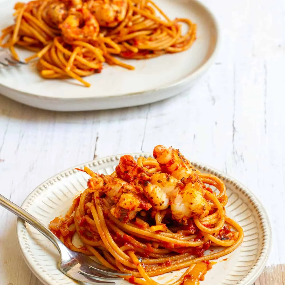 Blackened Shrimp Pasta