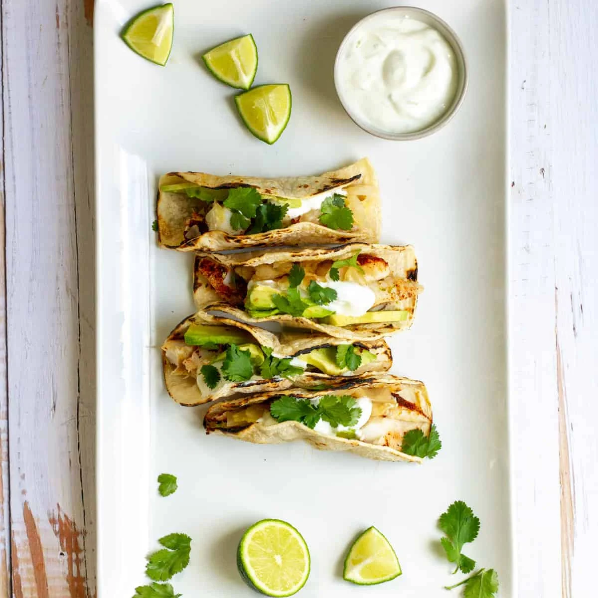 Cilantro Lime Fish Tacos