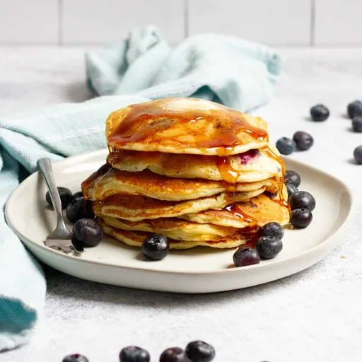 Sourdough Blueberry Pancakes