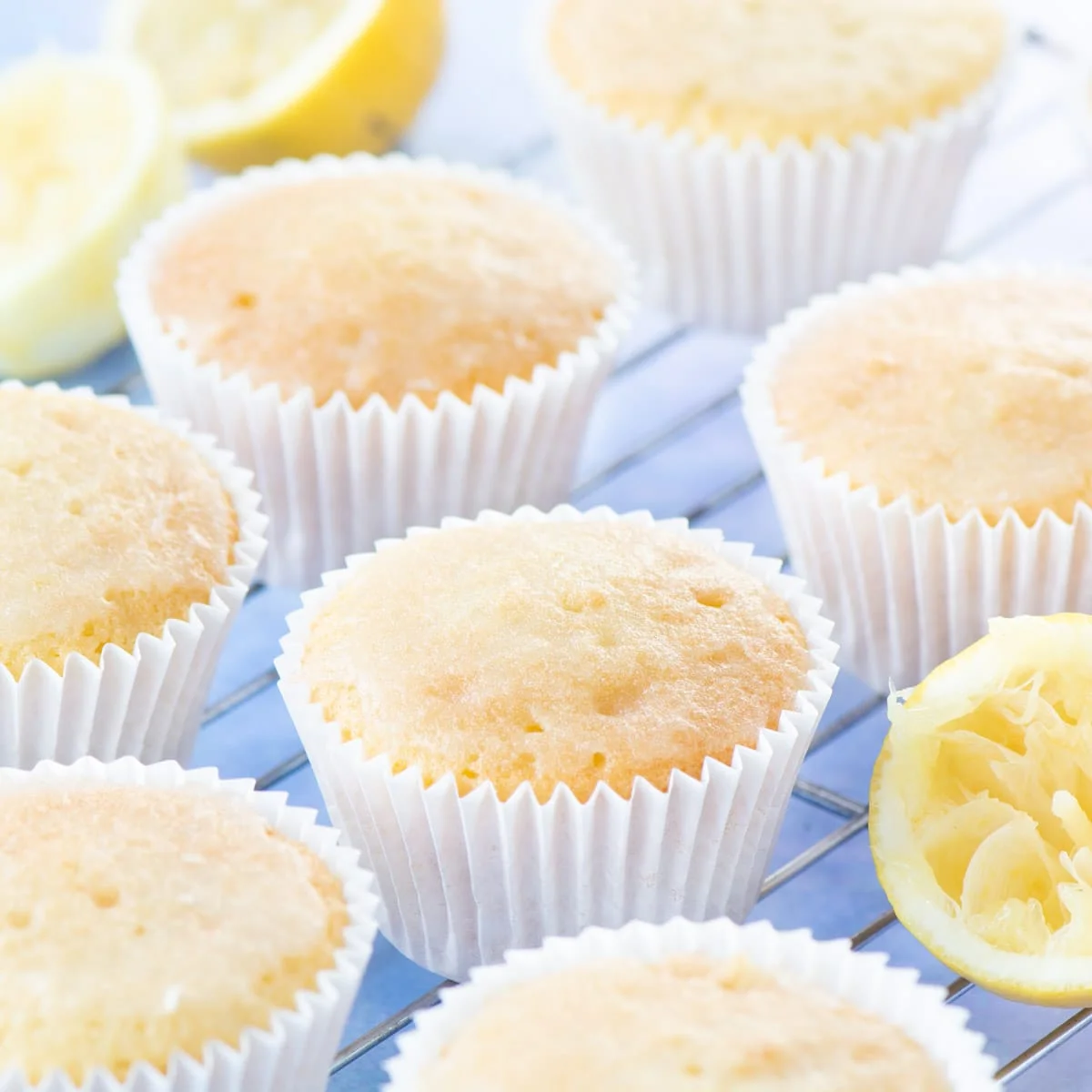 Easy Lemon Drizzle Cupcakes
