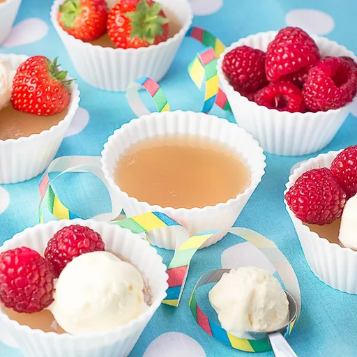 Two ingredient fruit juice jelly