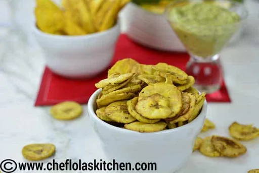 Baked Plantain Chips