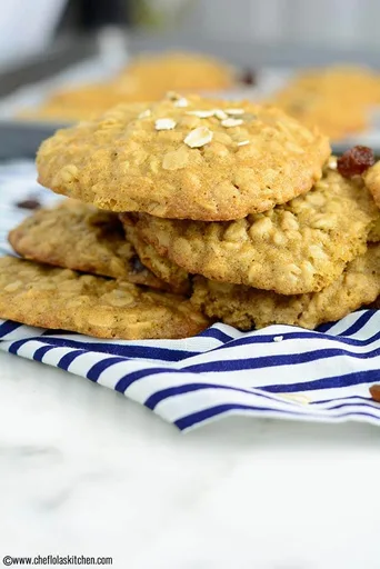 Galletas de avena y azúcar moreno