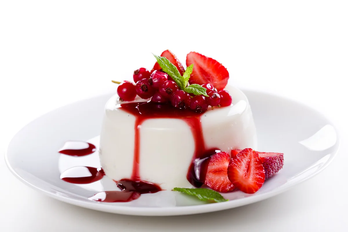 Deliciously wobbly Panna Cotta