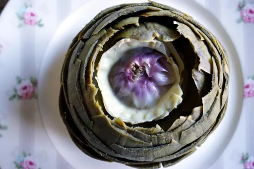 Alcachofa con vinagreta