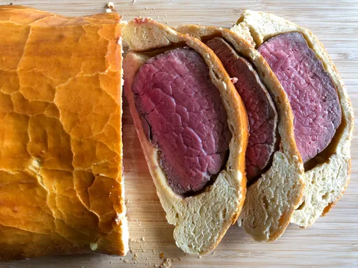 Solomillo de ternera en brioche
