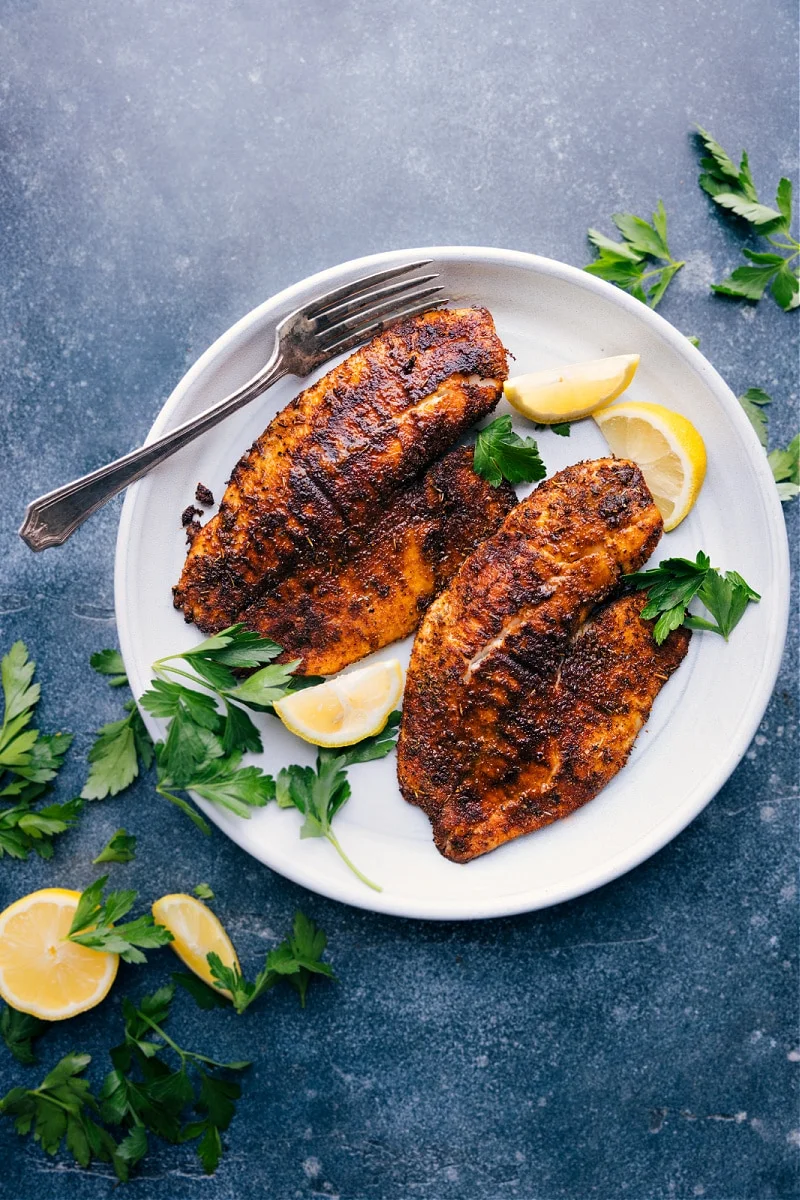 Tilapia à la friteuse à air