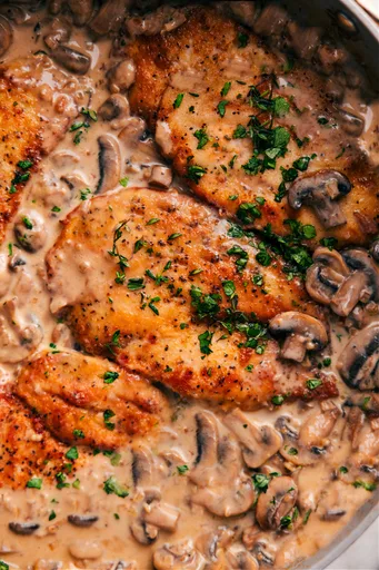 Receta de pollo al Marsala