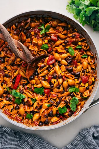 Pasta con enchilada