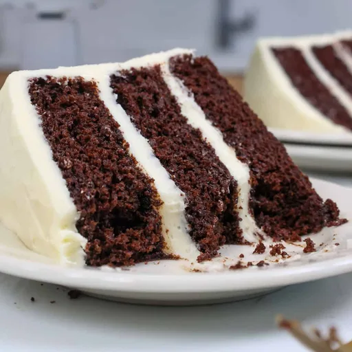 Pastel de Chocolate con Glaseado de Queso Crema