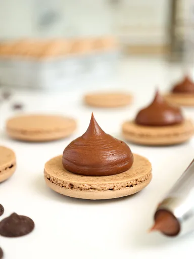 Relleno de Ganache de Chocolate para Macarons