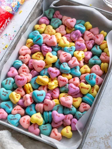 Conversation Heart Macarons