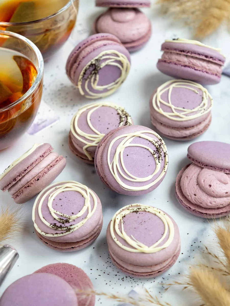 Earl Grey Macarons