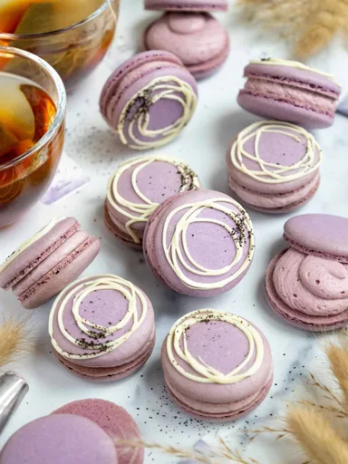 Earl Grey Macarons