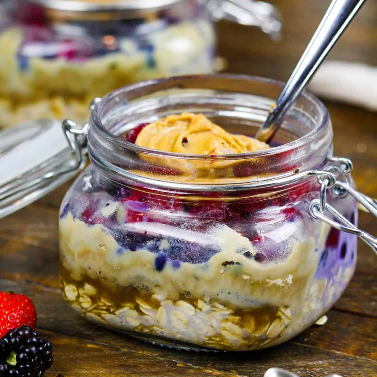 Overnight Oats with Protein Powder