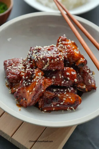 Costillas agridulces