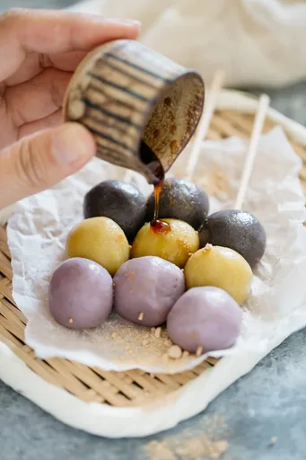 Dango tricolor de Halloween