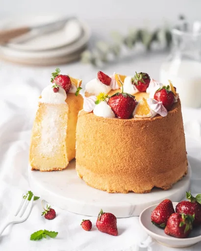 原味戚風蛋糕 / 冰心戚風 (Original Chiffon Cake)