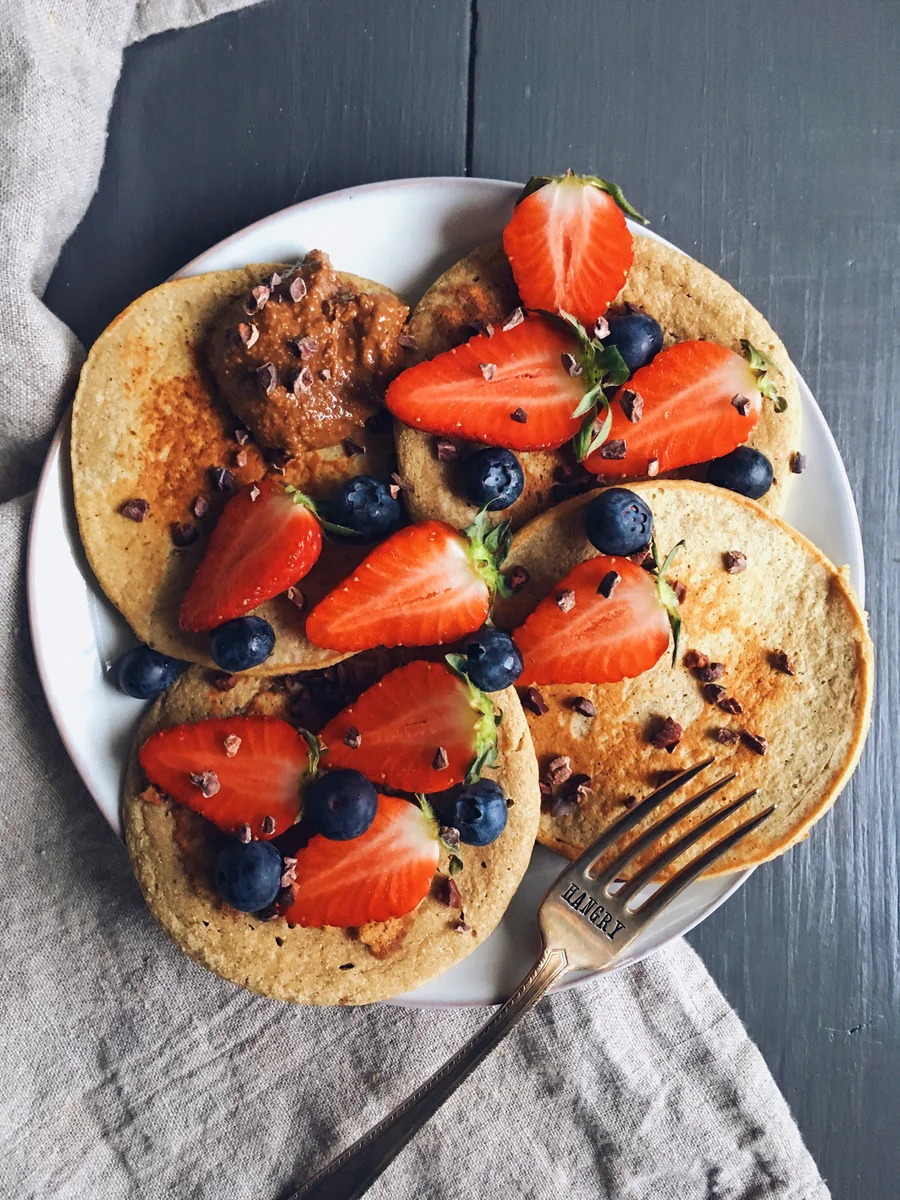 Pancake senza glutine con farina di teff