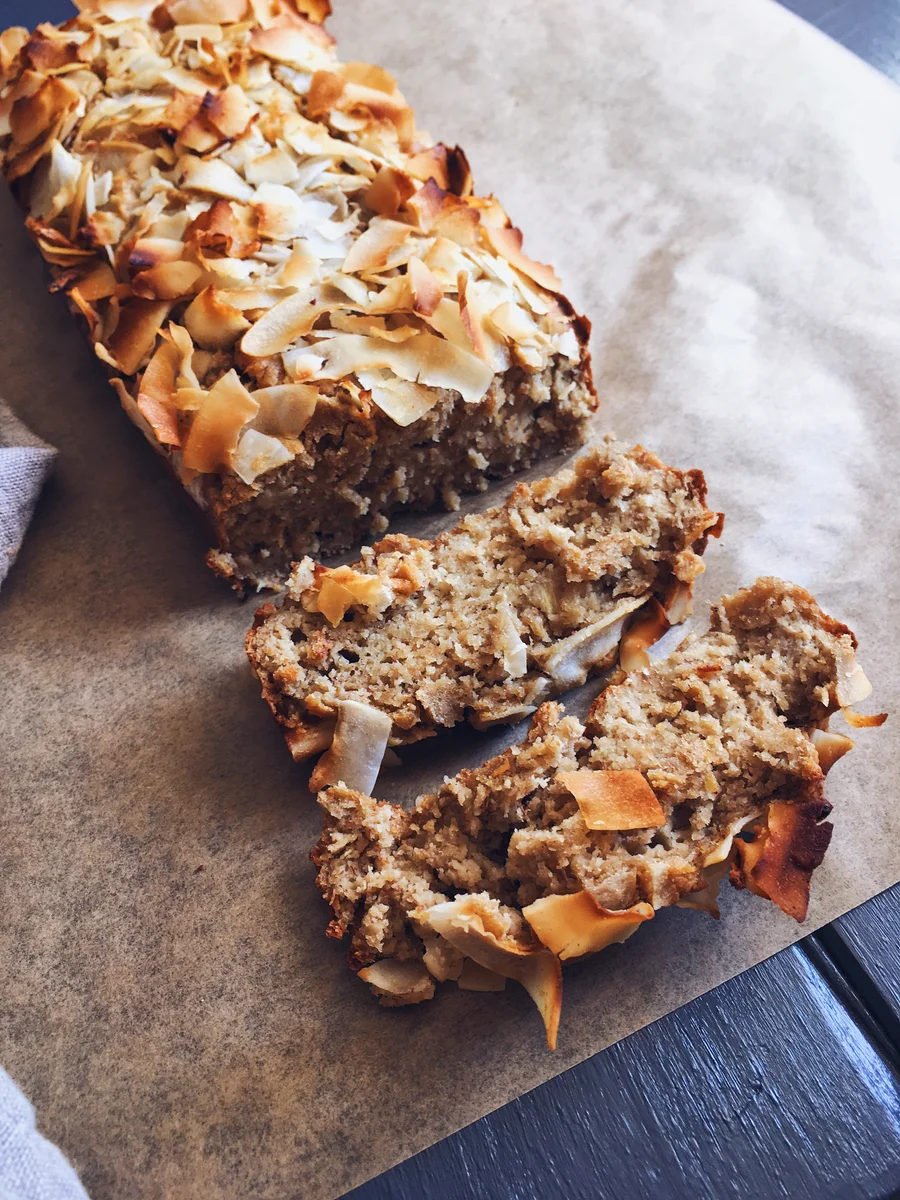 Coconut banana bread