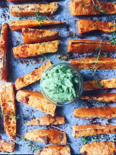 Frites Croustillantes de Patate Douce