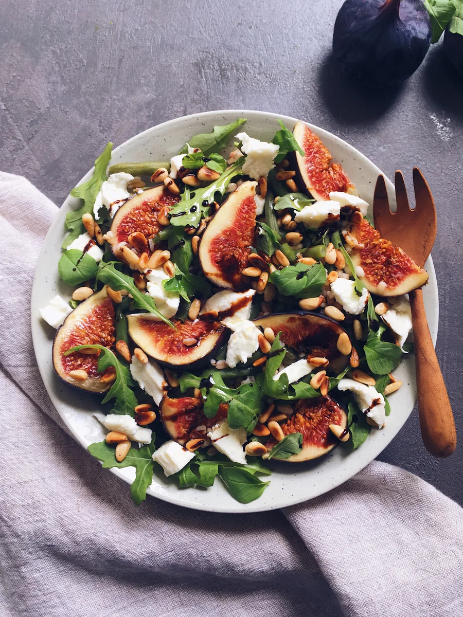 Salade italienne figues & mozzarella