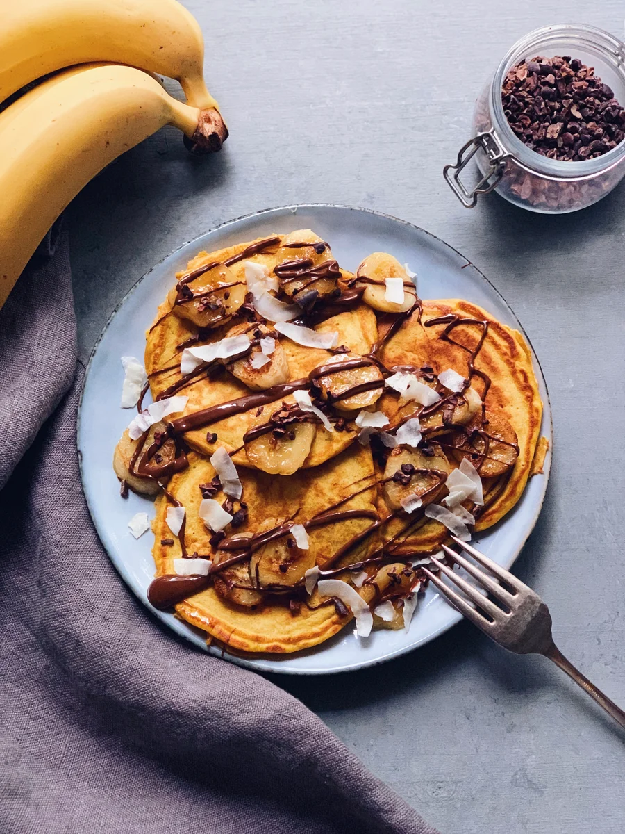 Pancake soffici alla zucca