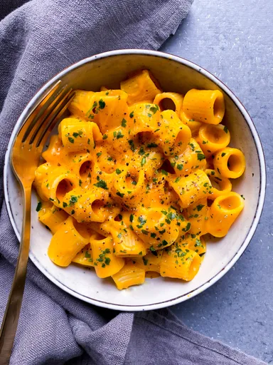 Pâtes crémeuse au potiron et scamorza