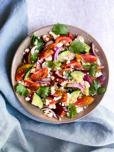 Ensalada de cuscús con feta