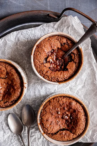 Bizcochos de chocolate blandos fáciles