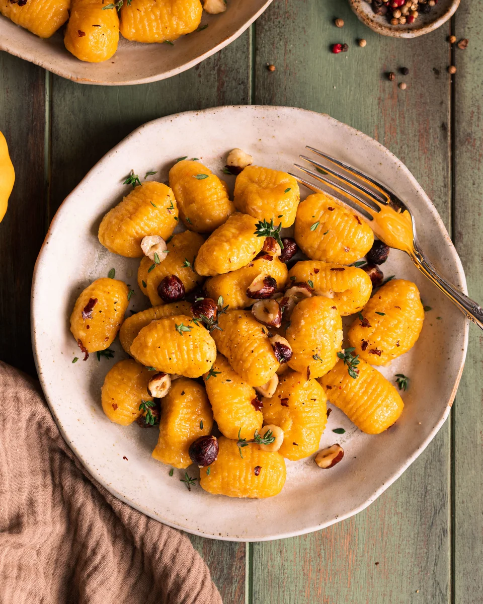 Gnocchi de carottes et patate douce