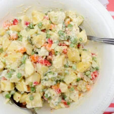 Ensalada de papas mayo a la antigua