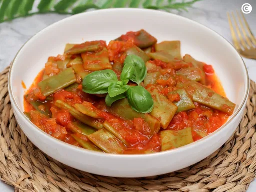 Judías verdes con tomate
