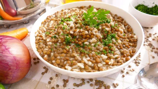 Lentejas con arroz