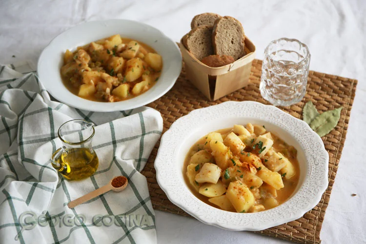 Papas con choco, receta fácil y tradicional