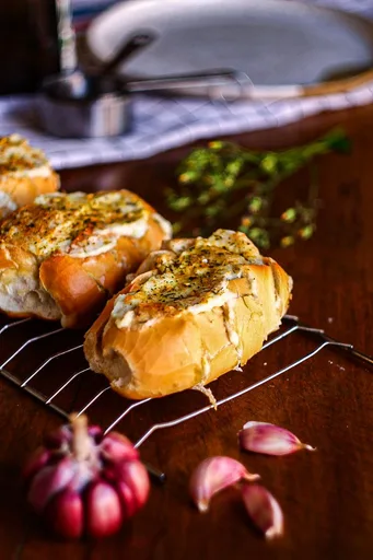 Pão de Alho Vegano
