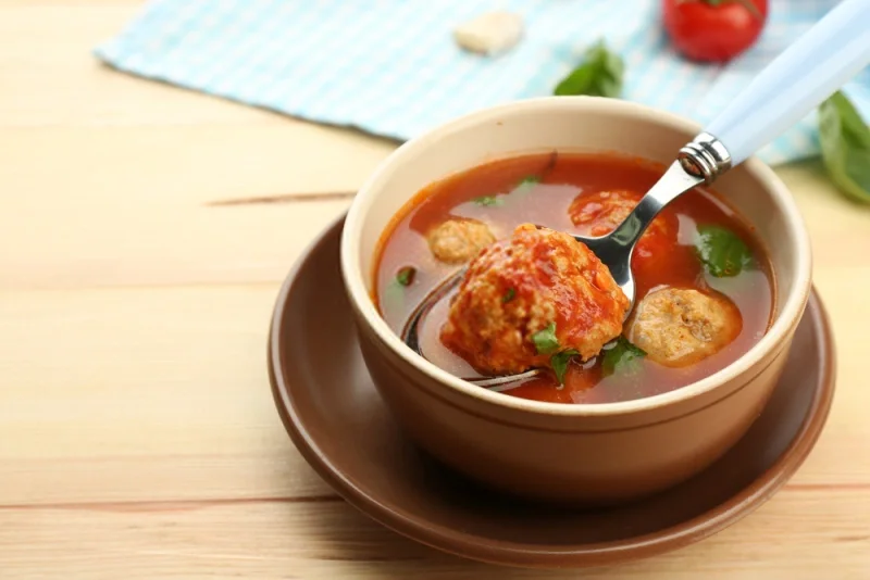 So'o Apu'a: traditional Paraguayan meatball soup