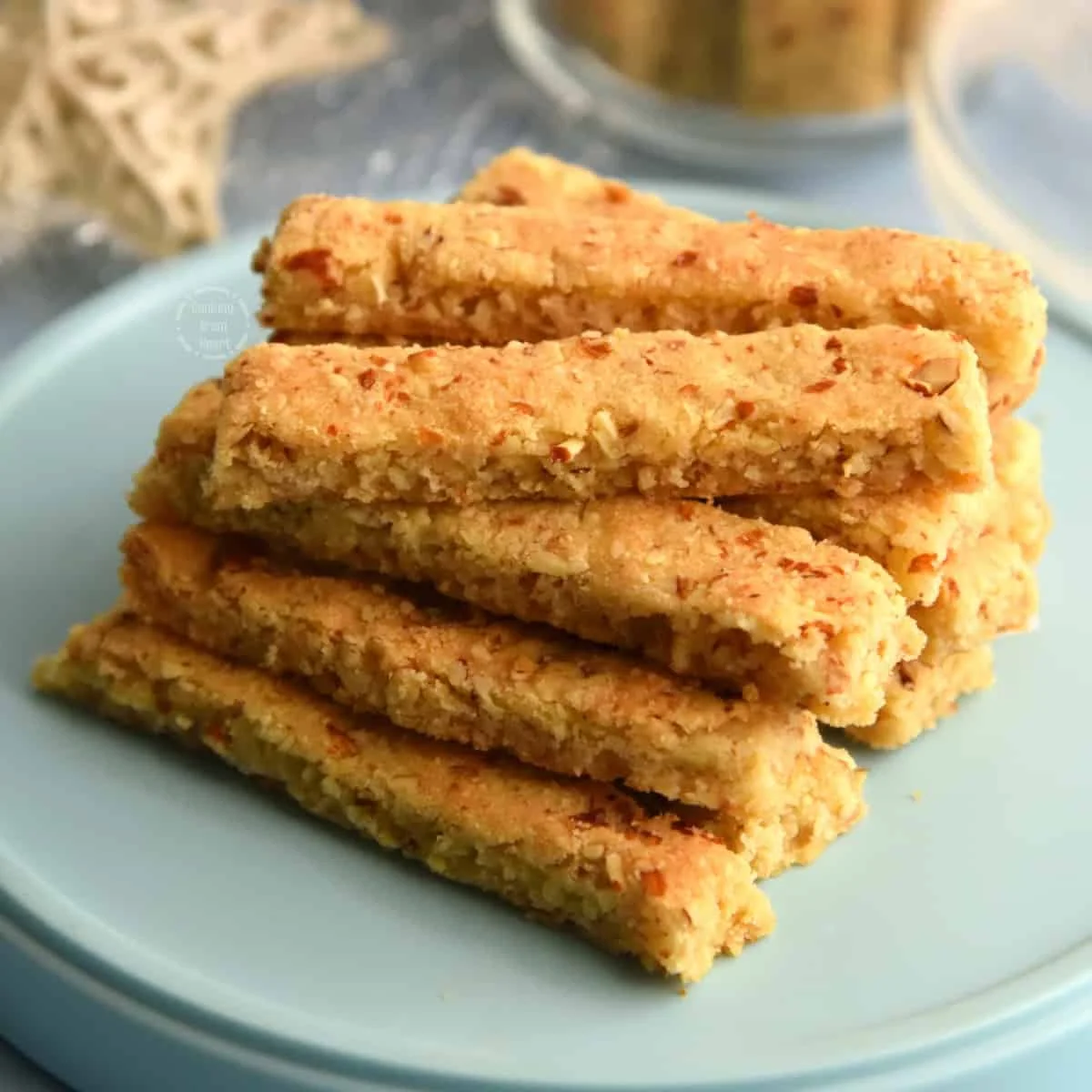 Almond Bisticks | Almond Biscuits Recipe