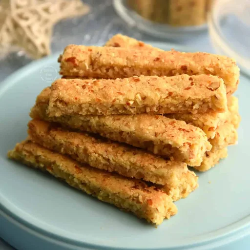 Almond Bisticks | Almond Biscuits Recipe