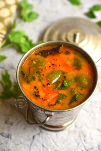 Capsicum Sambar | Kudaimilagai Sambar