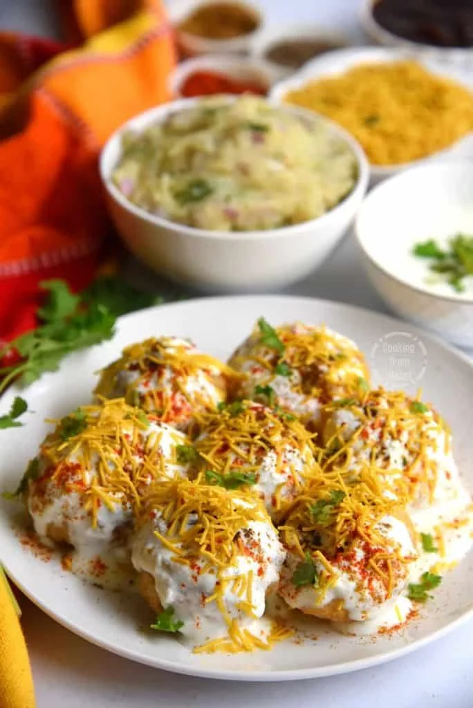 Dahi Puri | Dahi Puri Chaat Recipe