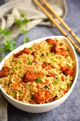 Gobi Fried Rice | Gobi Manchurian Fried Rice