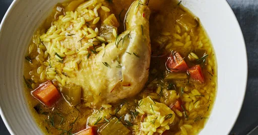 Chicken in a Pot with Orzo | Recipes