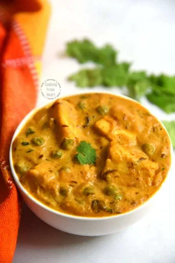 Paneer Matar Malai | Malai Matar Paneer