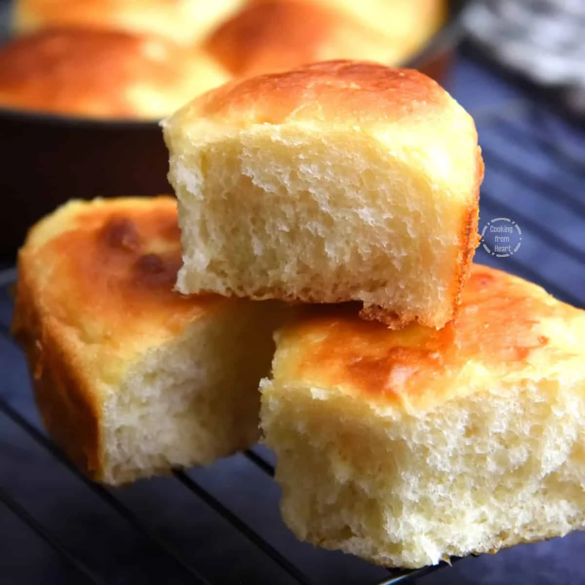 Potato Buns | No knead Potato Buns Recipe