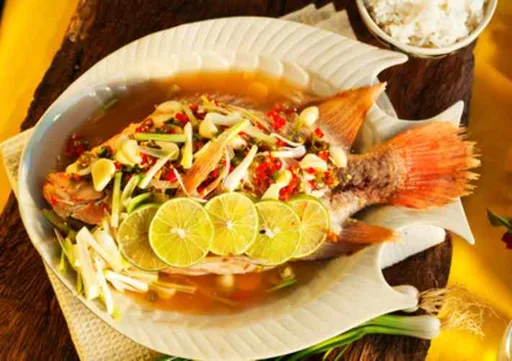 Pargo al jengibre al horno