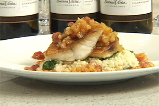Pancetta w/Pineapple Glazed Onaga